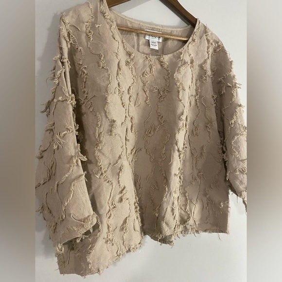 Peck&Peck - Cotton/Linen Fringe Top - Picture 9 of 9